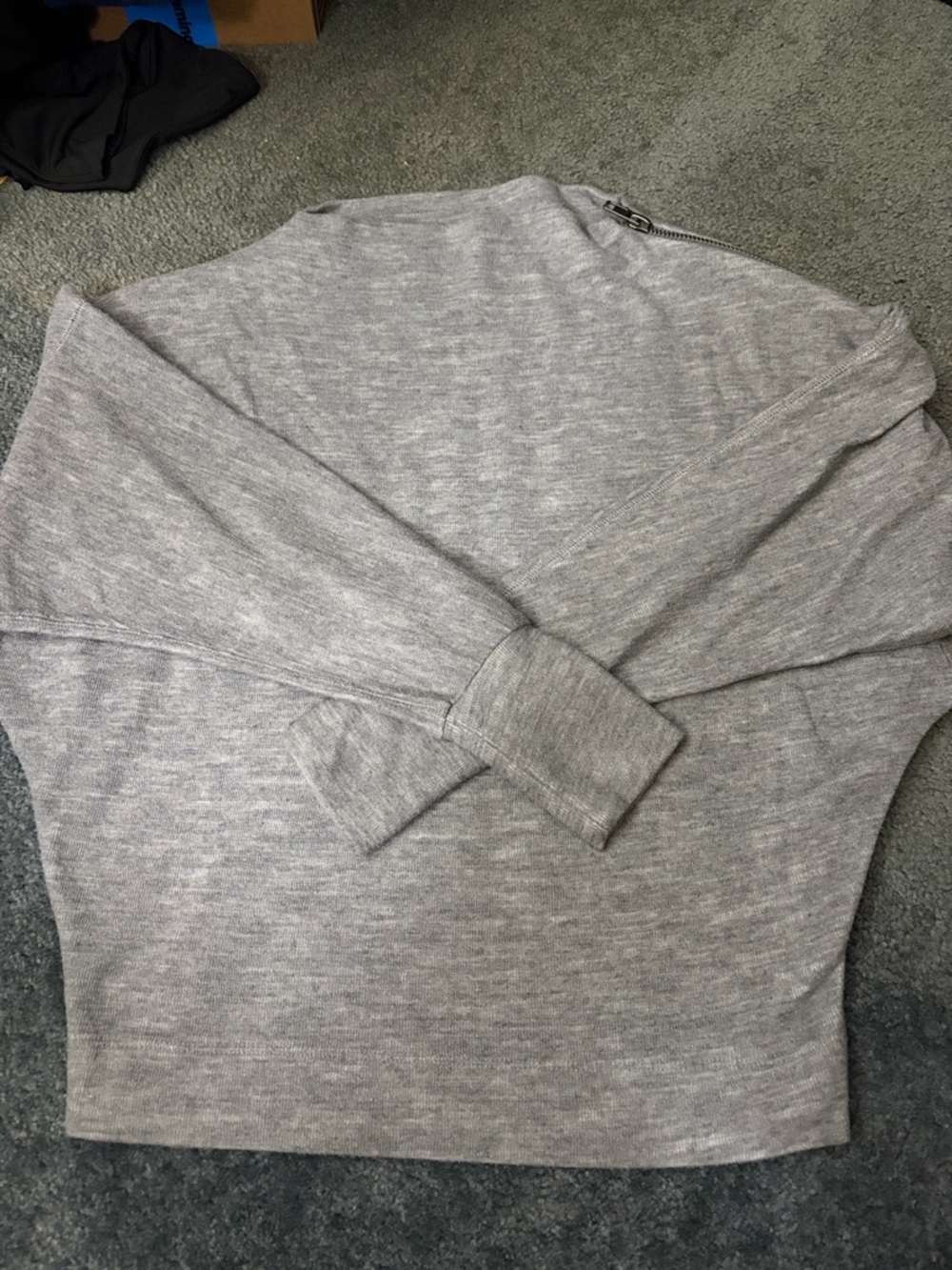 We The Free Women's Light Gray Crewneck Sweater